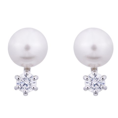 SWAROVSKI 施華洛世奇 Matrix水晶珍珠新耳環