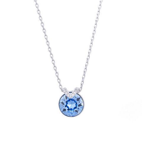 SWAROVSKI 施華洛世奇 Bella V 藍色鏈墜