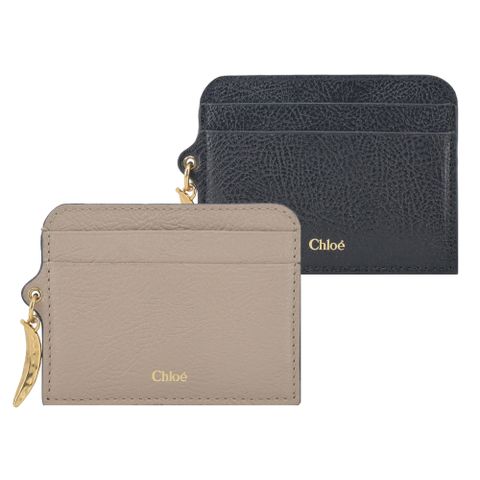 Chloe  C LOGO 小牛皮卡片夾(任選)