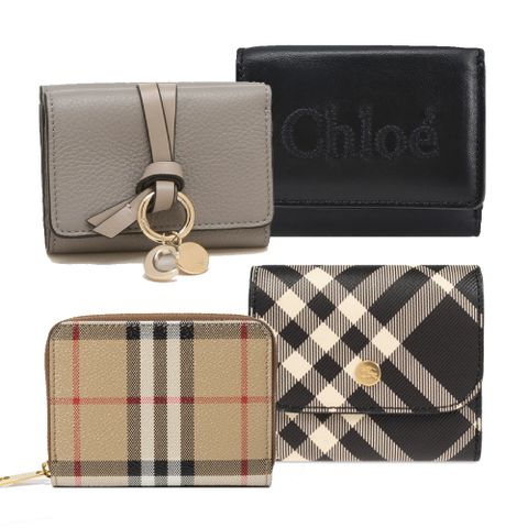 Chloe X BURBERRY零錢包/短夾(任選)