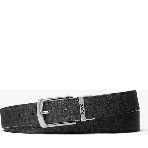 MICHAEL KORS 31MM CTFR DRESS CT FST MK BELT 黑色男款配件