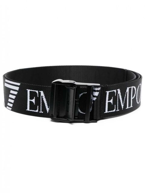 EA7 BLACK CASUAL FASHION BELT 黑色中性配件