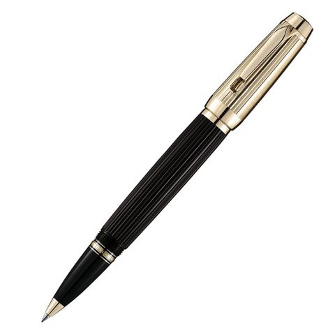 MONTBLANC 萬寶龍 波西米亞 黃水晶鍍金夾鋼珠筆