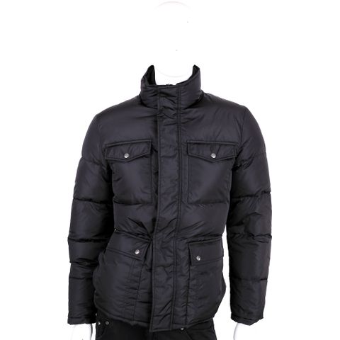 GUCCI 古馳 黑色口袋設計羽絨外套(男款)