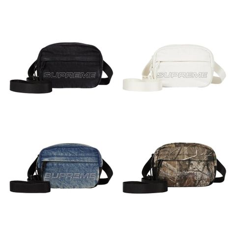 Supreme 25Fw Mini Shoulder Bag 黑 / 白 / 牛仔藍 / 落葉 小肩包