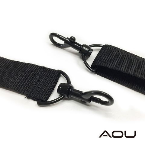 AOU 輕量活動式強化耐重背帶 側背帶 公事包背帶 尼龍背帶(黑)03-007D4