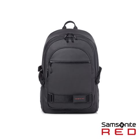 Samsonite RED STOCKTON 防潑水多功能都會通勤筆電後背包15.6吋(黑)