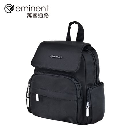 eminent品牌旗艦館 -【朵拉】10吋 簡約氣質背包 (黑色)