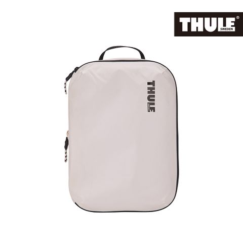 THULE-旅行壓縮收納袋(中)TCPC-202-白
