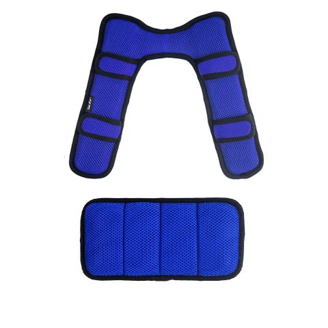 Dr. Air 多用途氣墊減震釋壓雙肩背帶墊+氣墊護腰墊