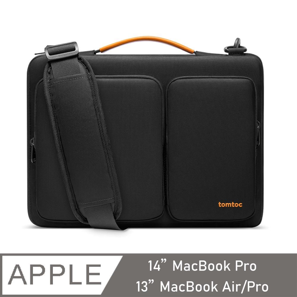 Tomtoc 美式簡約 黑 適用13吋 MacBook Pro/Air & 14吋MacBook Pro