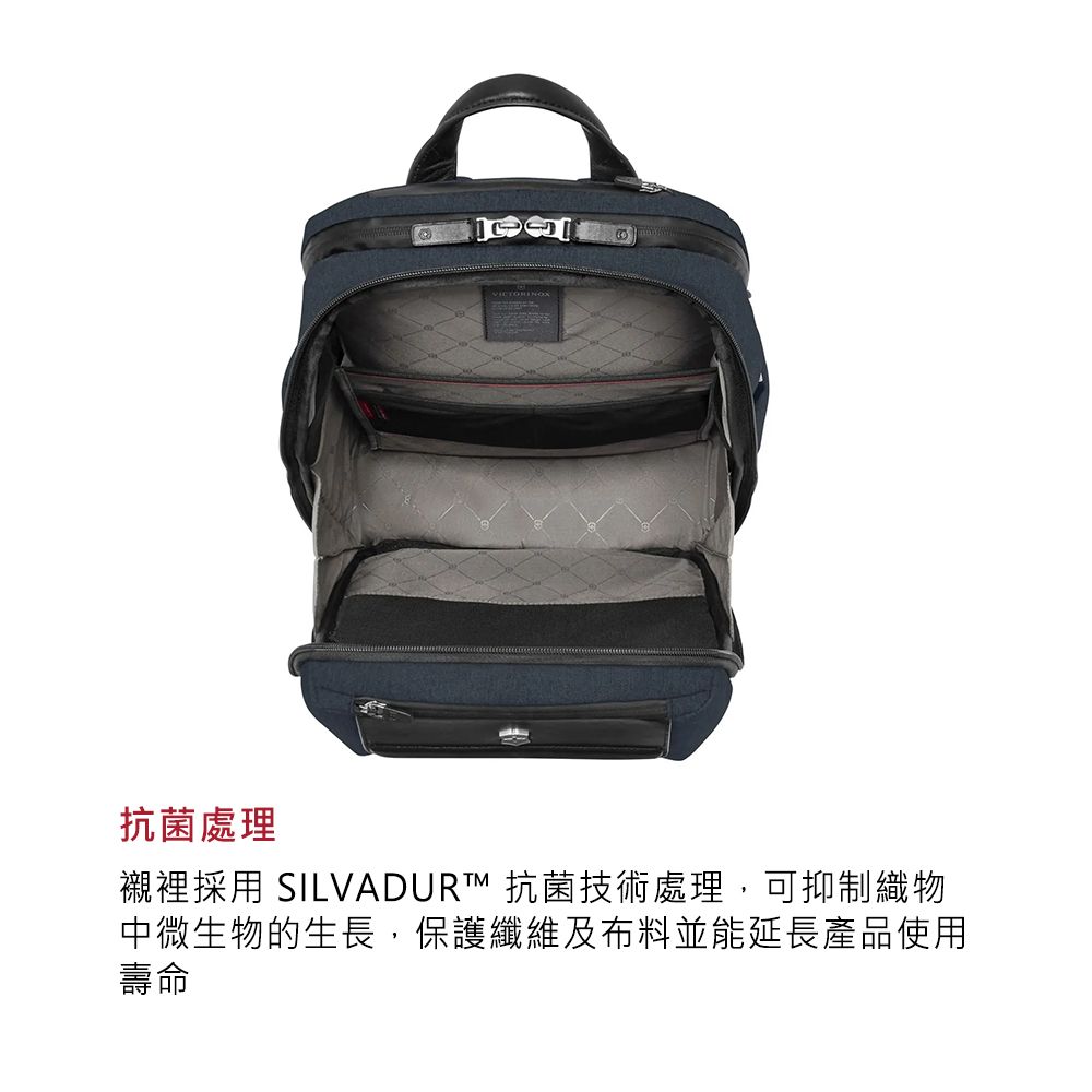 VICTORINOX 維氏 ARCHITECTURE URBAN2 雙層後背包 藍色 (612669)