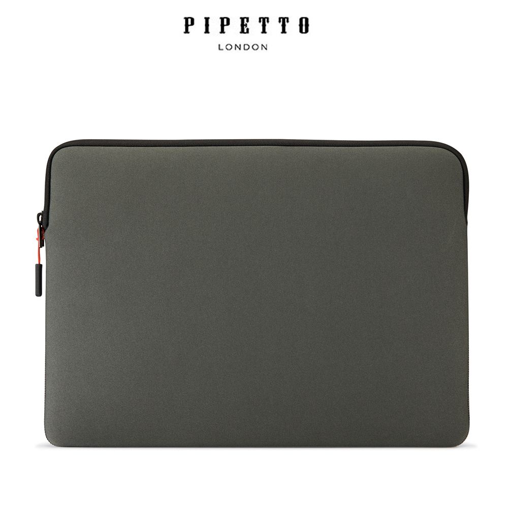 Pipetto 【英國品牌】 MacBook Air 13.6吋/Pro 14吋 Classic Fit 電腦包-灰綠色