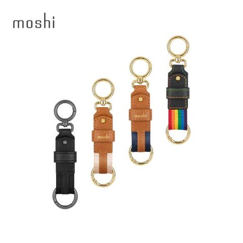 Moshi Key Ring 勾扣皮革織帶鑰匙