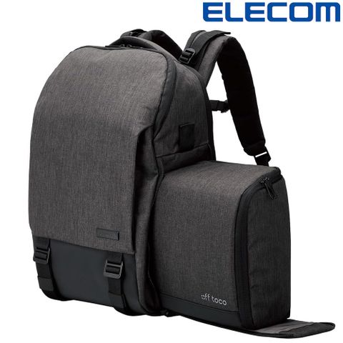 雙開口★相機包快取設計ELECOMfor Travelers 2用大容量後背包