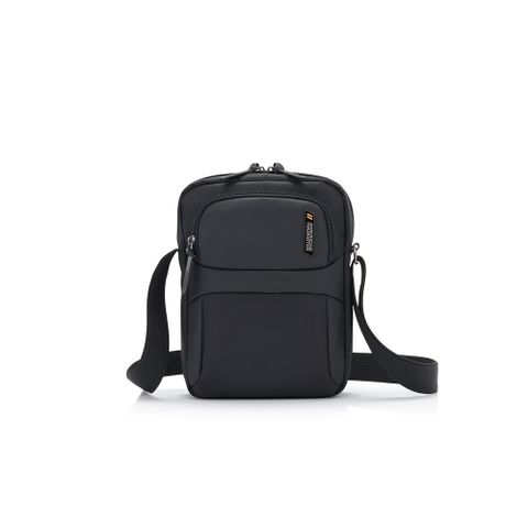 AMERICAN TOURISTER 美國旅行者SEGNO SET抗菌多功能斜肩包(黑)