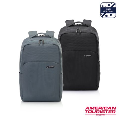 美國旅行者 AMERICAN TOURISTER   Rubio 抗菌簡約雙隔層筆電後背包15.6吋(多色可選)