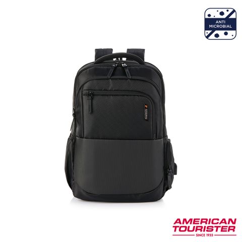 AMERICAN TOURISTER美國旅行者 SEGNO 2.0 專業基本多功能筆電後背包17吋(黑色)