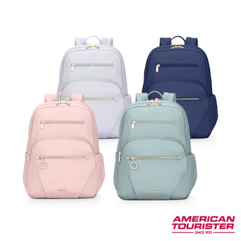 American Tourister 美國旅行者 ALIZEE AIMEE 日常休閒抗菌女性筆電後背包/雙肩包/電腦包14吋(多色可選)
