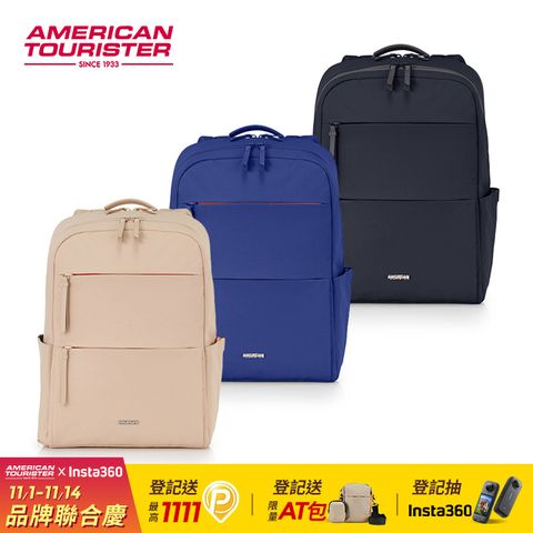 American Tourister 美國旅行者 BRIDGET 都會商務輕盈女性筆電後背包14吋(多色可選)