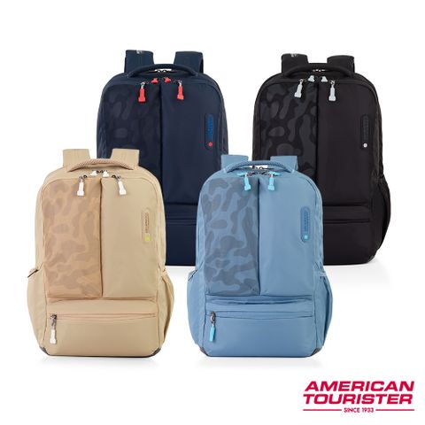 American Tourister 美國旅行者 美國旅行者 HALL ASR減壓日常休閒筆電後背包17吋(多色可選)