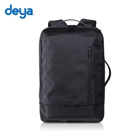 deya clever機能電腦後背包-沉穩黑