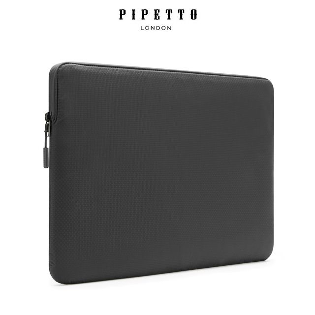 Pipetto 【英國品牌】 MacBook 14吋/13吋 Ultra Lite Sleeve 鑽石紋防撕裂布電腦包-黑色