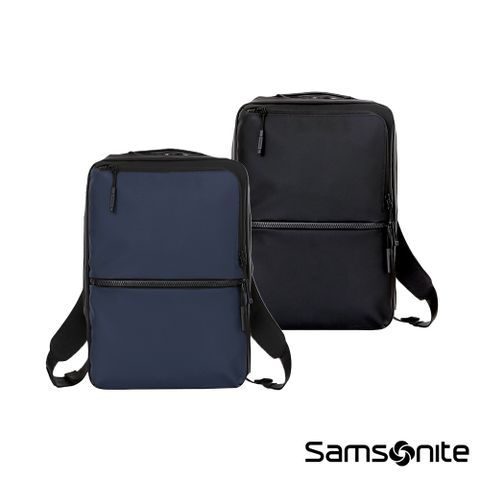 Samsonite 新秀麗 SUB-LIM 簡約商務防水防刮面料背提兩用筆電後背包/公事包14吋S (多色可選)