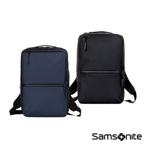 Samsonite 新秀麗 SUB-LIM 簡約商務防水防刮面料背提兩用筆電後背包/公事包14吋M(多色可選)