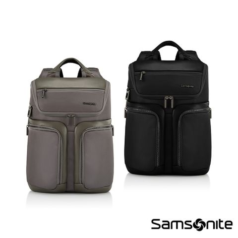 Samsonite 新秀麗 HOLBORN 商務休閒多口袋筆電後背包15.6吋(多色可選)