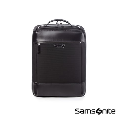 Samsonite 新秀麗 SHEFFIELD 質感拼接輕薄筆電後背包15.6吋(多色可選)