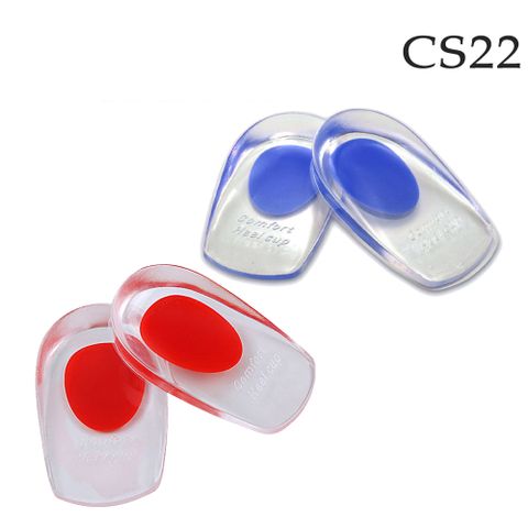 【CS22】矽膠緩解足底鞋墊後跟墊(2雙/入)