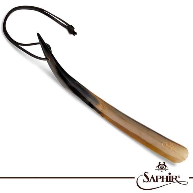 SAPHIR 莎菲爾 【金質】天然牛角鞋拔(43-46cm) 