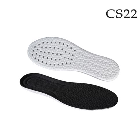 【CS22】踩屎感吸汗透氣運動減震超軟乳膠鞋墊(2雙/入)