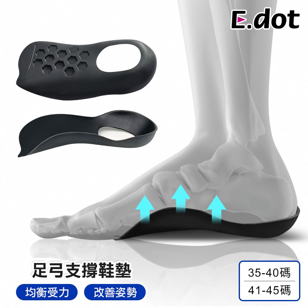 E.dot 減壓抗震足弓支撐鞋墊