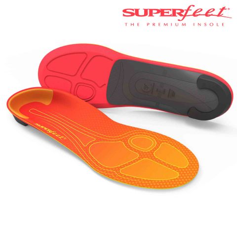 【美國SUPERfeet】碳纖維路跑鞋墊 – 橘色