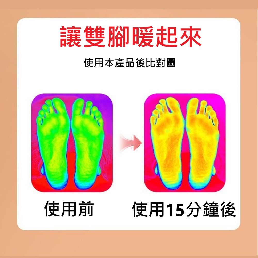  暖暖包 正宗老北京漢方草本發熱鞋墊 艾草鞋墊 暖足墊