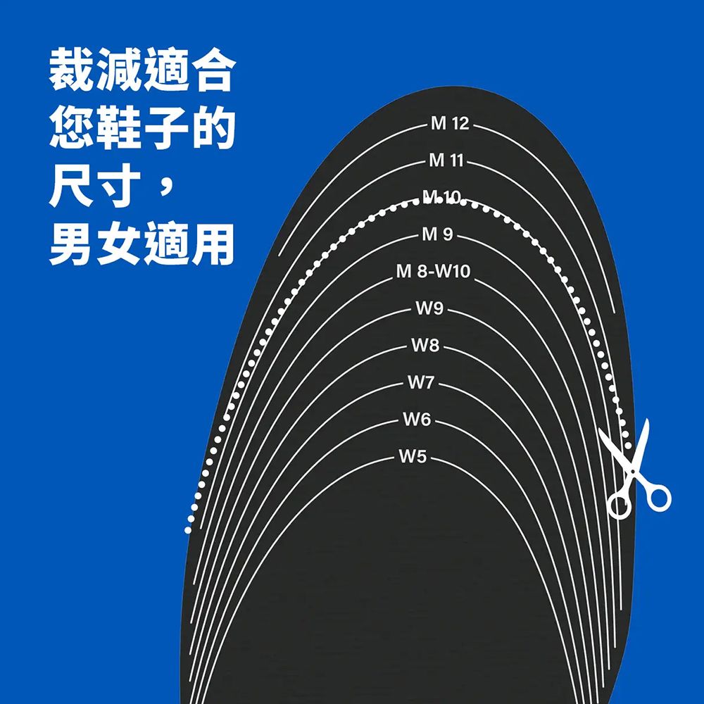 您鞋子的裁減適合 12M 11尺寸,男女適用M9M 8-W10W9.W7W6W5