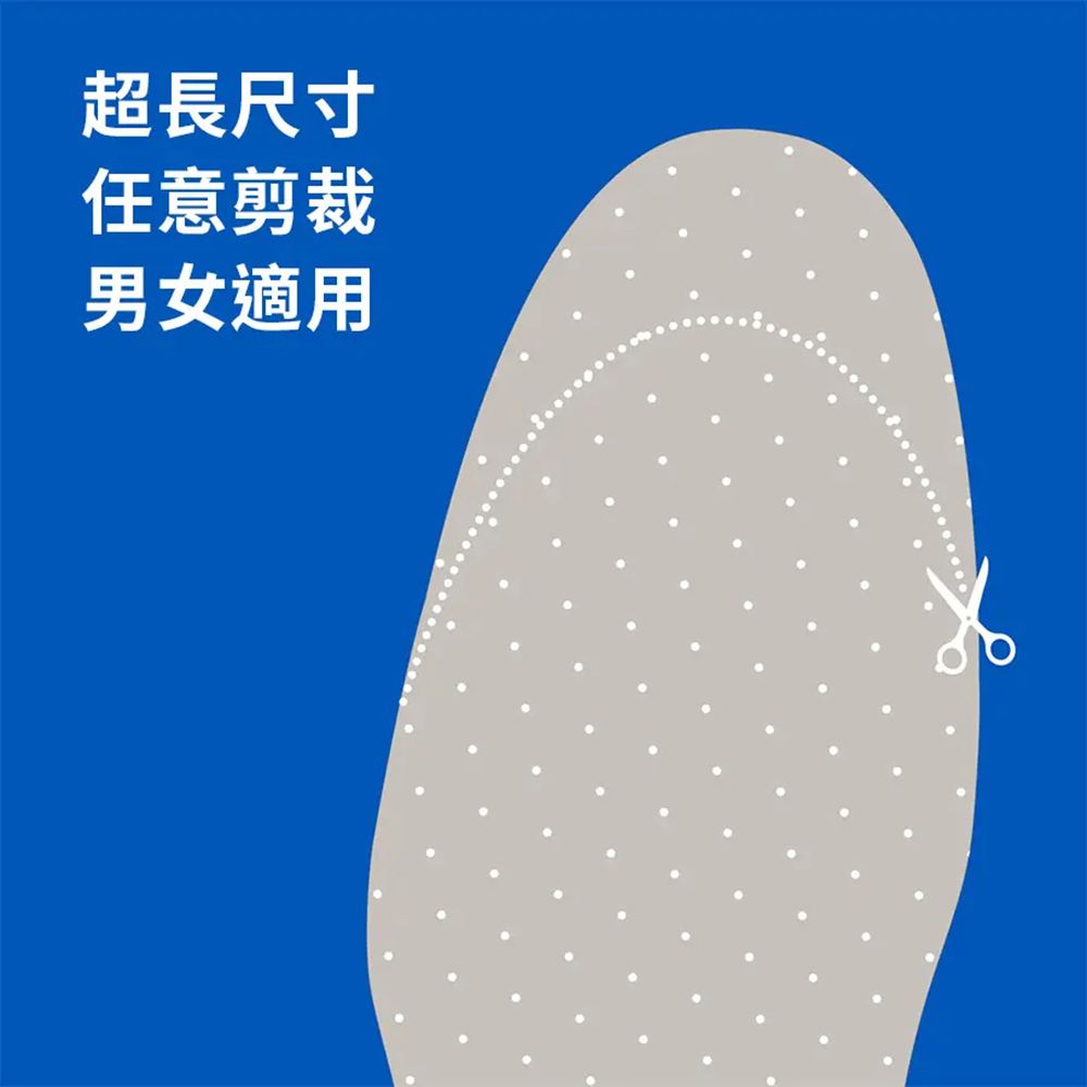 DR.SCHOLL'S 爽健 Odor-X消臭乾爽舒適鞋墊(男女皆適)(1雙)