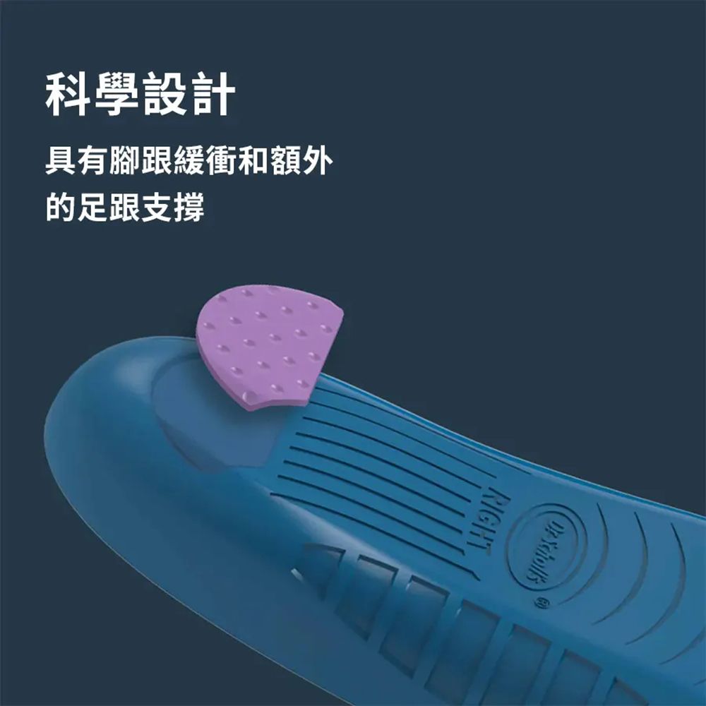 科學設計具有腳跟緩衝和額外的足跟支撐 RIGHT
