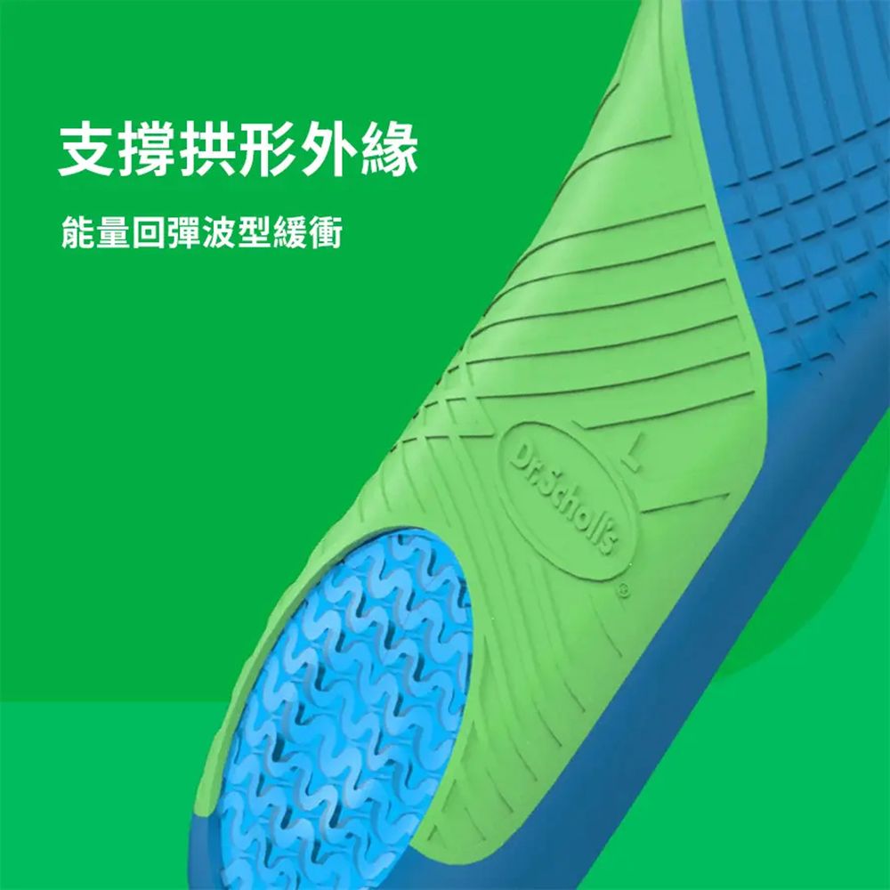 支撐拱形外緣能量回彈波型緩衝