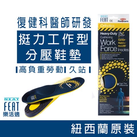 Neat Feat 樂活適  挺力工作型分壓鞋墊 紐西蘭 原裝公司貨 男女適用