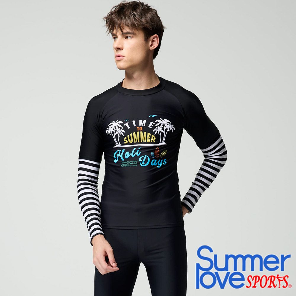 SUMMERLOVE 夏之戀  SPORT大男長袖衝浪裝上衣C23913