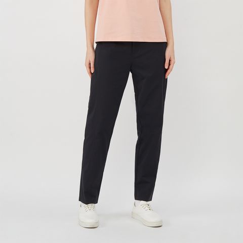 GIORDANO 女裝高腰易打理卡其褲-09 標誌黑