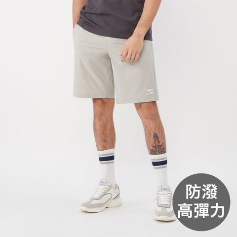 GIORDANO 佐丹奴 男裝防潑水彈力短褲 All Day Pants系列-04 淺灰