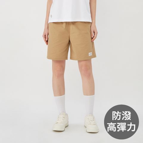 GIORDANO 女裝防潑水彈力短褲 All Day Pants系列-19 卡其