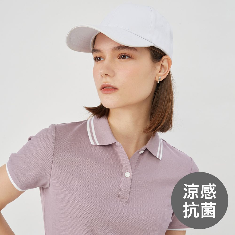 GIORDANO 佐丹奴 女裝涼感抗菌POLO衫-73 超凡紫