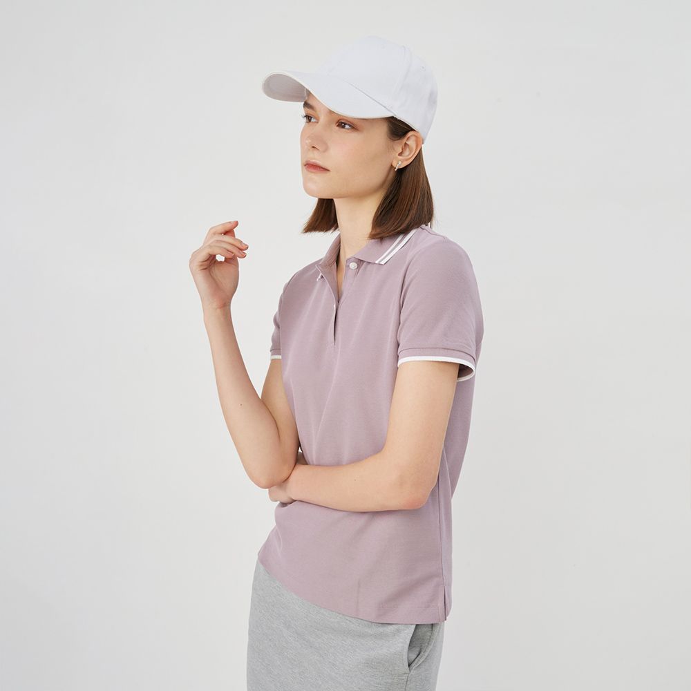 GIORDANO 佐丹奴 女裝涼感抗菌POLO衫-73 超凡紫