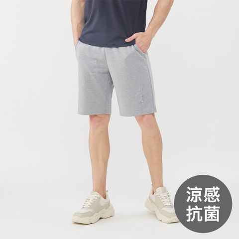 GIORDANO 佐丹奴 男裝涼感抗菌休閒短褲-03 中花灰