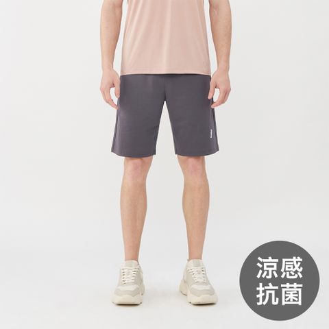 GIORDANO 佐丹奴 男裝涼感抗菌休閒短褲-65 潛望鏡藍色